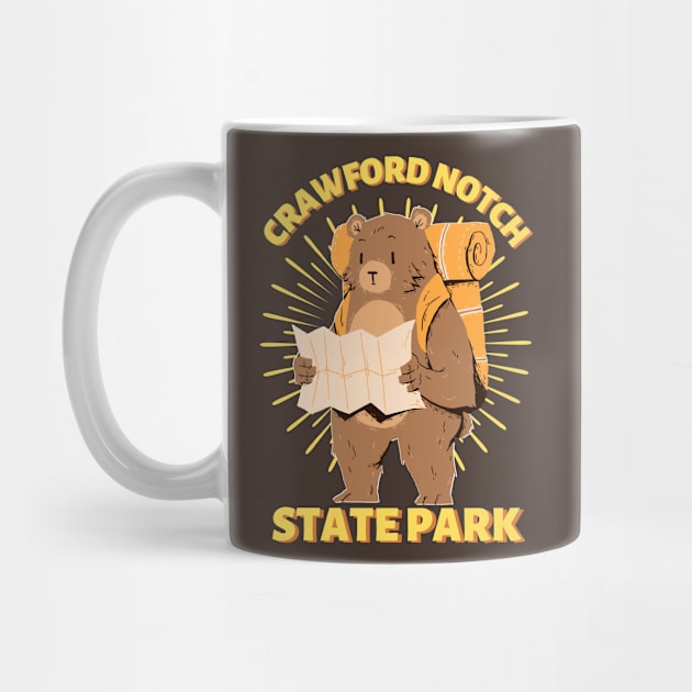 Crawford Notch State Park Camping Bear by Caring is Cool